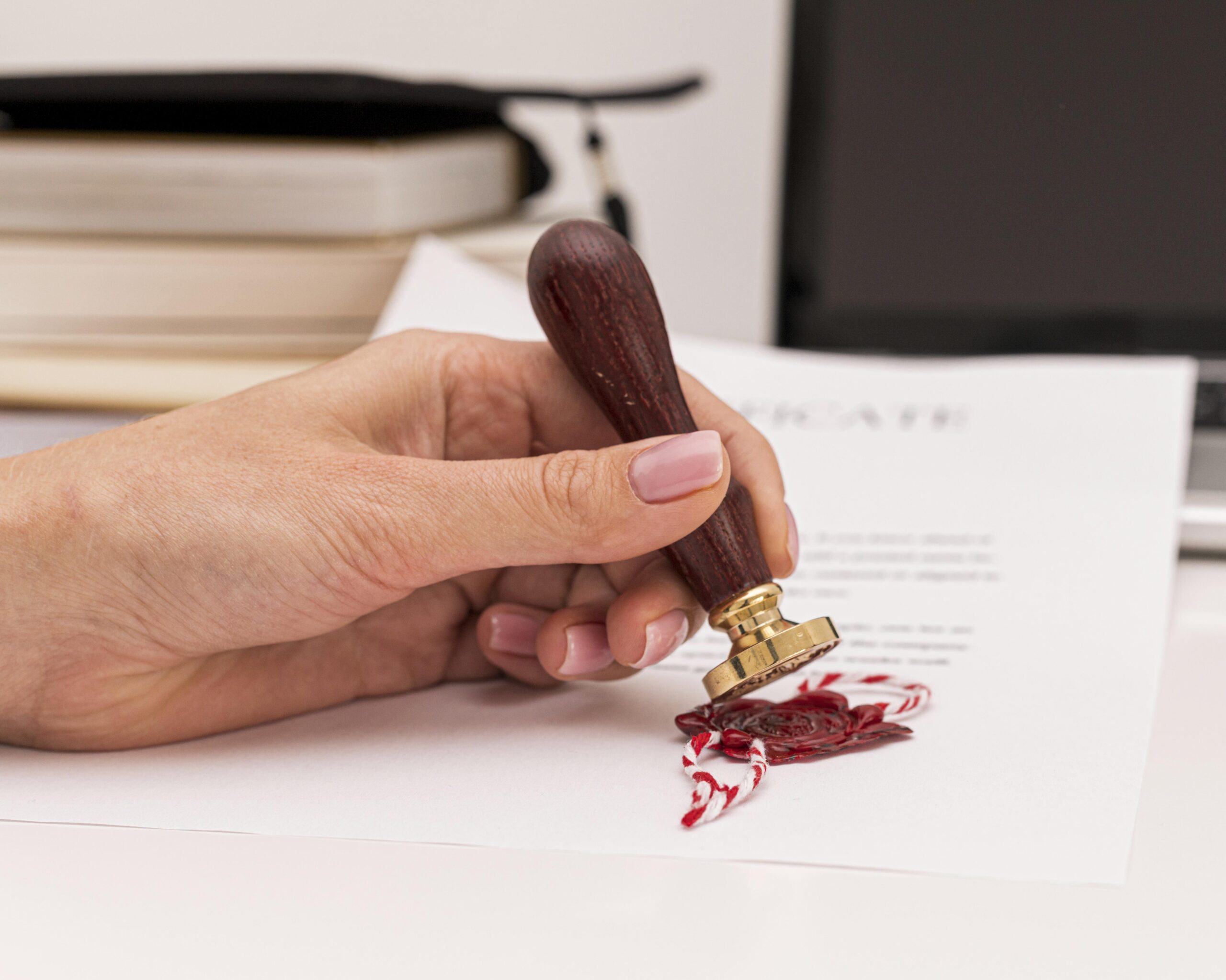 front-view-using-wax-seal-graduation-diploma-certificate