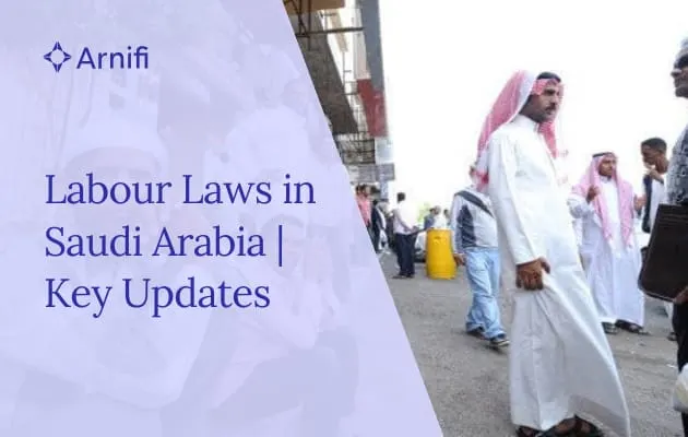 Blog banner image of labour laws in saudi arabia.