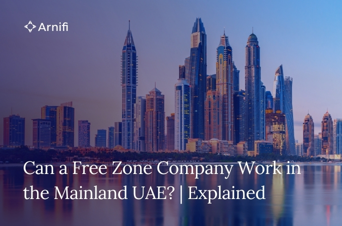 Blog banner image for Can a Free Zone Company Work in the Mainland UAE?