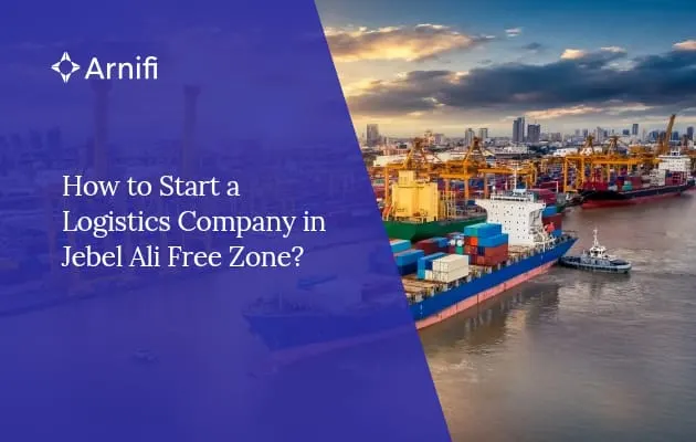 Blog banner image of logistics company in jebel ali free zone.