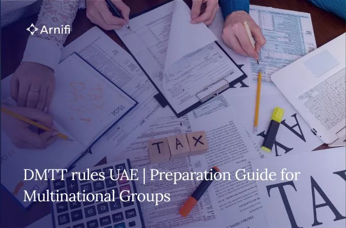 Blog banner image of DMTT rules UAE.