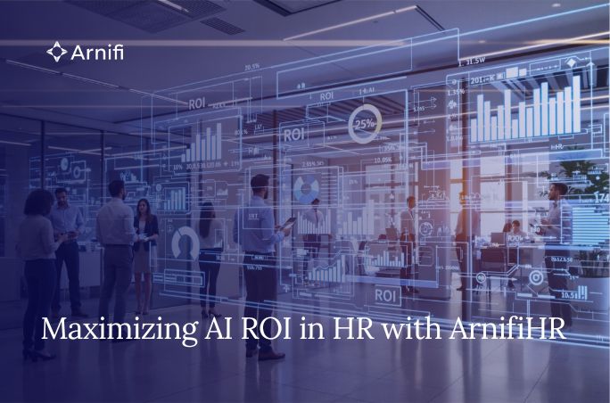 Blog banner image of maximizing ai roi in hr.