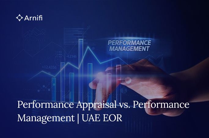 Blog banner image of performance appraisal vs performance management.