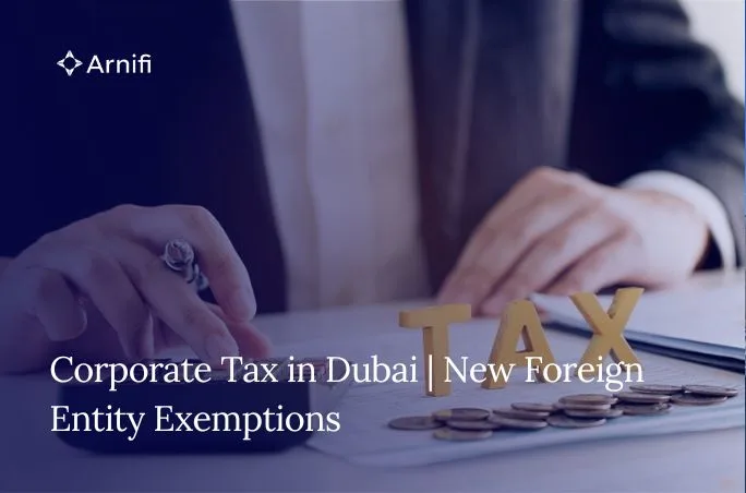 Blog banner image of corporate tax in dubai.
