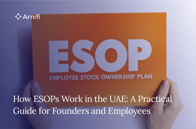 Blog banner image for- How ESOPs Work in the UAE: A Practical Guide for Founders and Employees