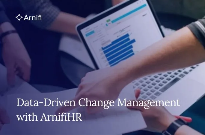 Blog banner image of data empowers change management.