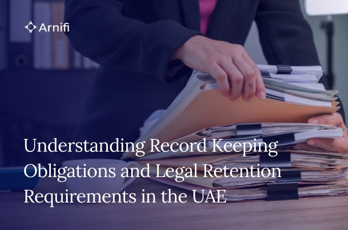 Blog Banner Image for Understanding Record Keeping Obligations and Legal Retention Requirements in the UAE