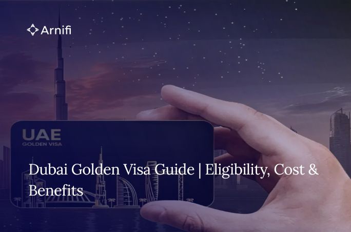 Blog banner image of Dubai Golden Visa.