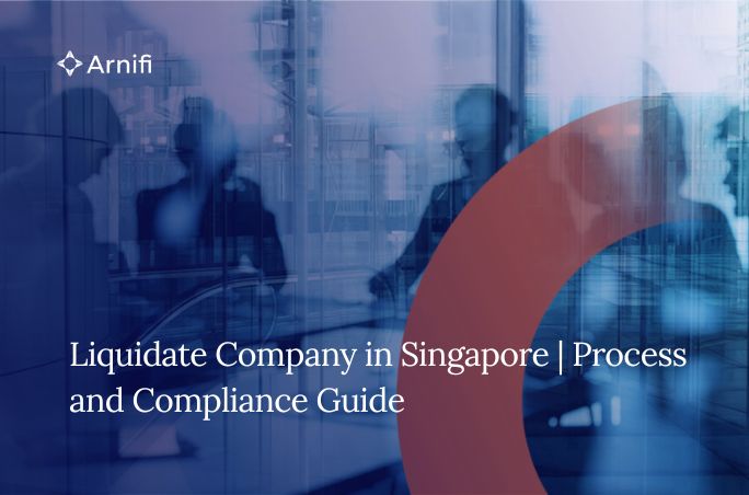 Blog banner image of liquidate company in singapore.