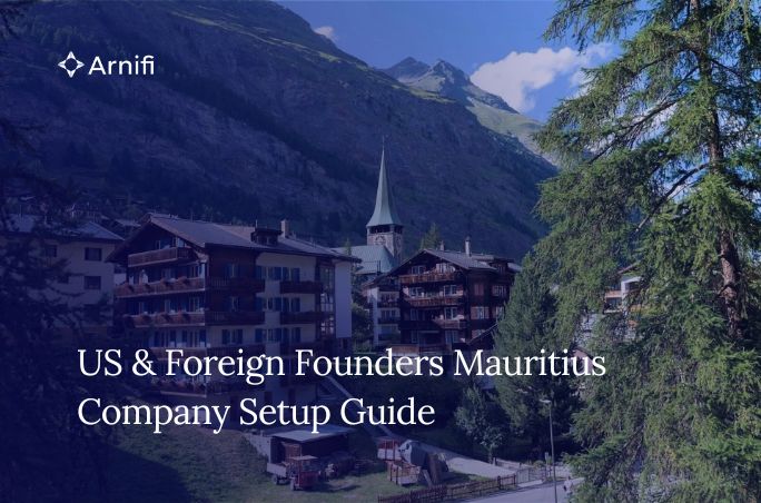 Blog banner image of mauritius company setup foreign founders.