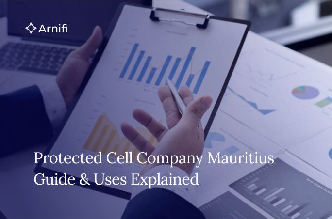 Blog banner image of protected cell company mauritius.