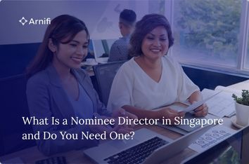 Blog banner image of nominee director singapore.