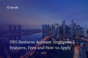 Blog banner image of dbs business account singapore.