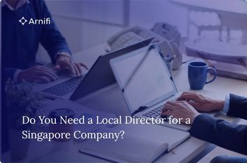 Blog banner image of local director singapore requirement.