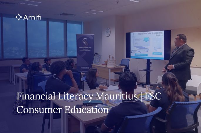 Blog banner image of  financial literacy Mauritius.
