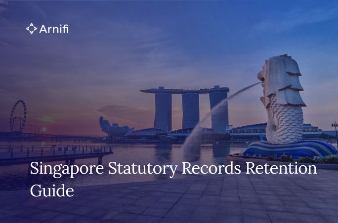 Blog banner image of Singapore statutory records retention.