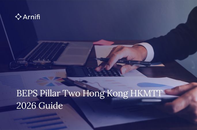 Blog banner image of BEPS Pillar Two Hong Kong HKMTT 2026.