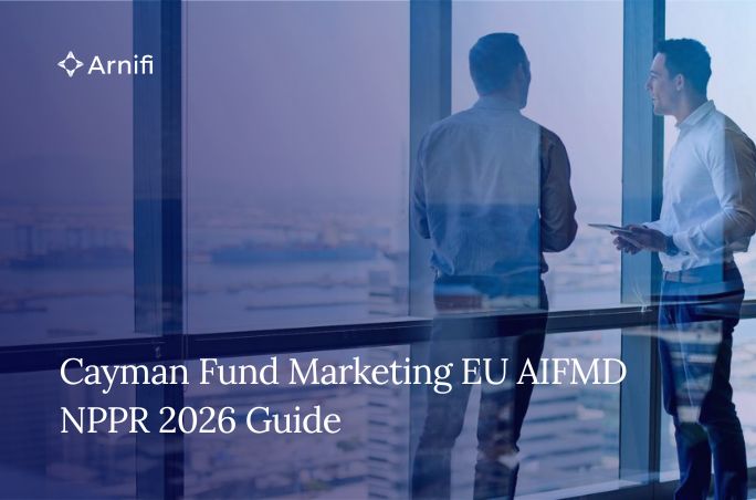 Blog banner image of Cayman fund marketing EU AIFMD.
