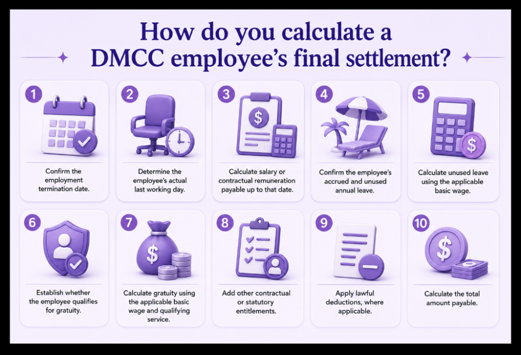 DMCC Final Settlement - Calculation Infographic Image