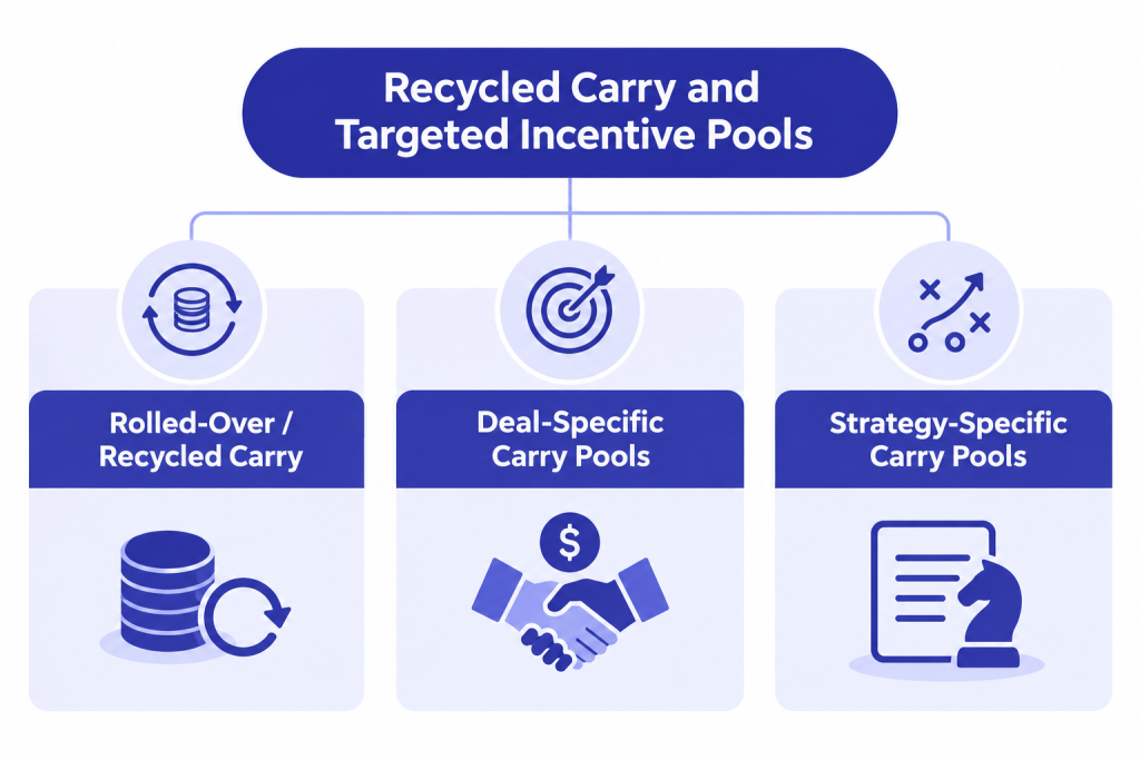 Recycled and Carry Targeted Incentive Pods