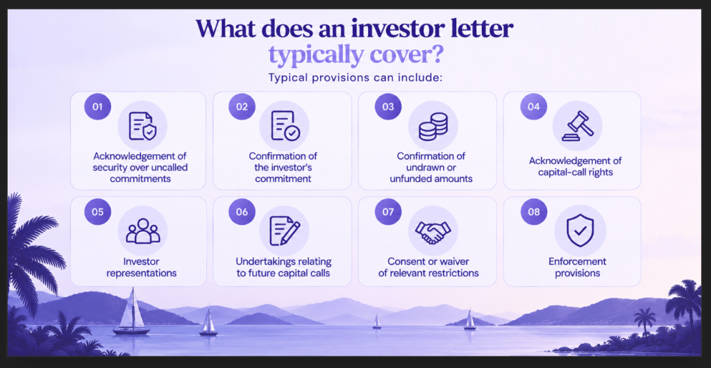 What does an investor letter typically cover image