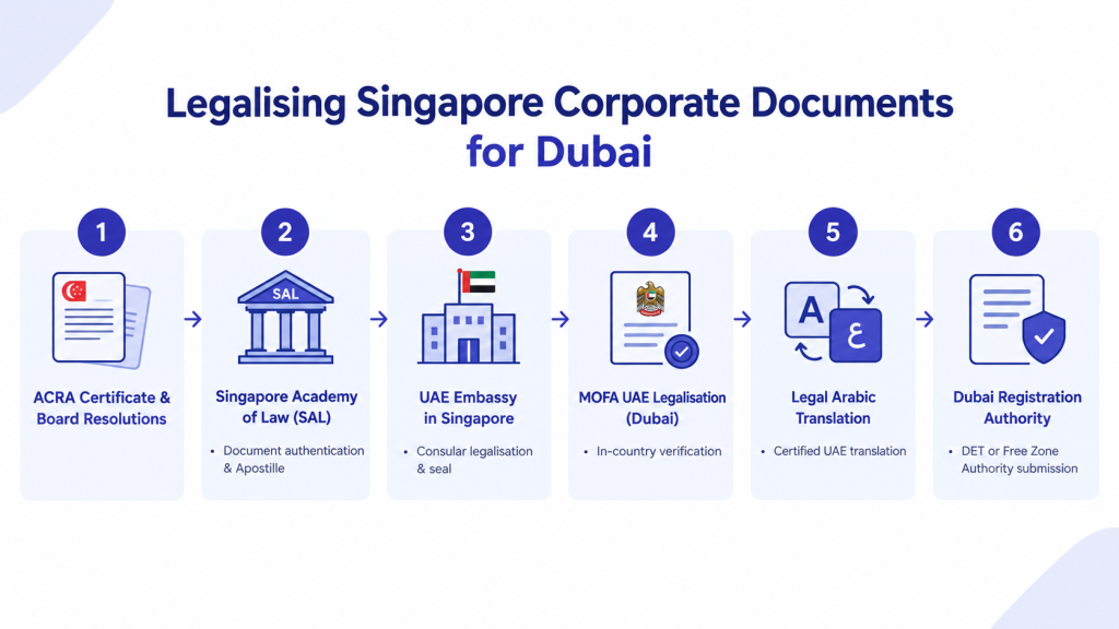 Legalising Singapore Corporate Documents