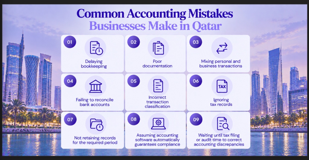 Common Accounting Mistakes Businesses Make in Qatar Image