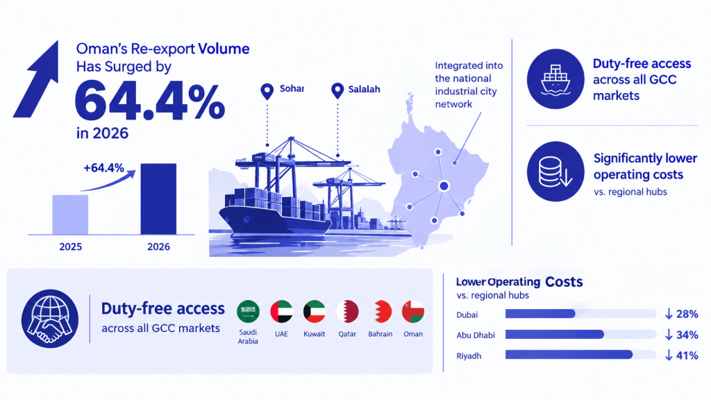 Oman re-export volume