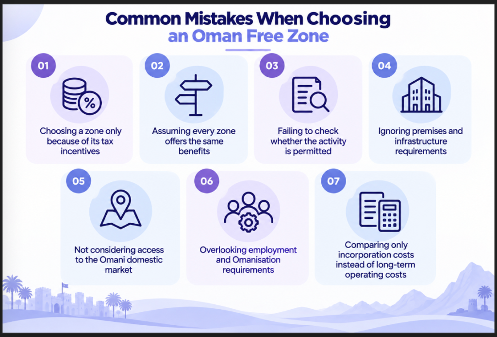 Common Mistakes When Choosing an Oman Free Zone Image