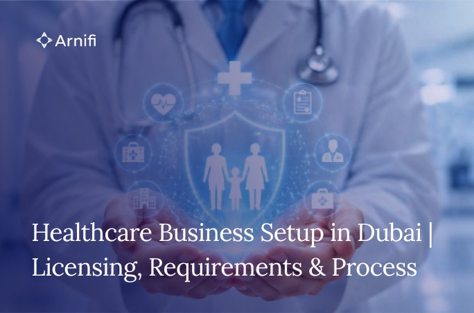 Blog banner image for Healthcare Business Setup in Dubai | Licensing, Requirements & Process
