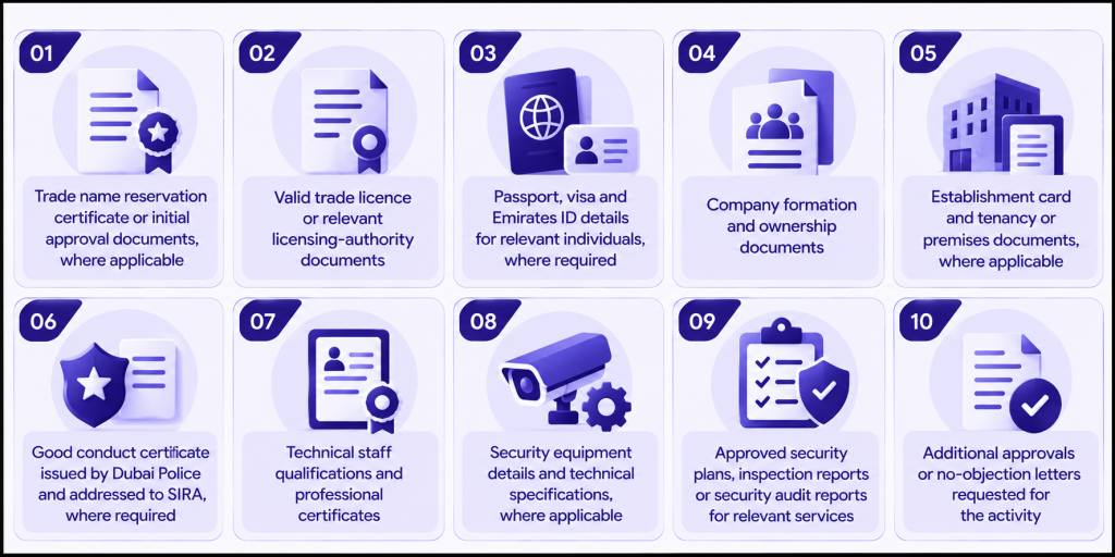 What Documents Are Required for SIRA Approval Image