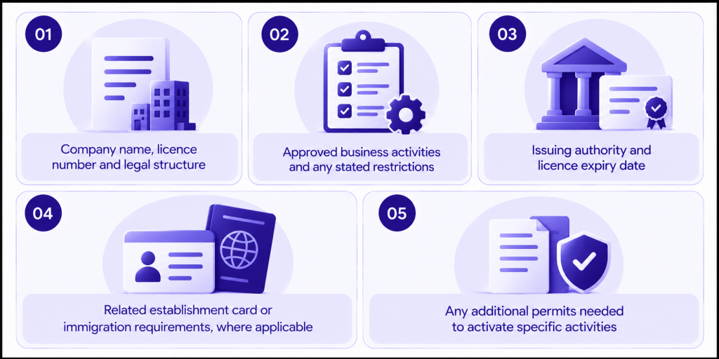 What Should You Check After Receiving Your Trade License Image