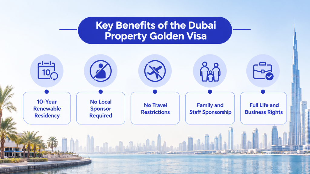 Key Benefits of the Dubai Property Golden Visa