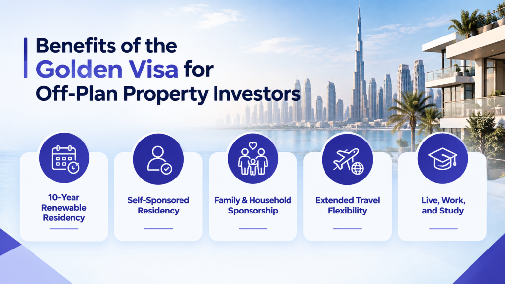 Benefits of Golden Visa for Off-Plan Property Investors