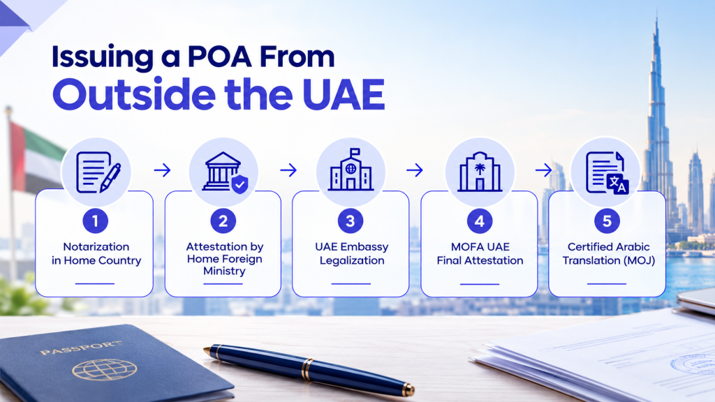 Issuing a POA from Outside the UAE